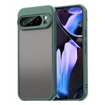 Per Google Pixel 9 Pro XL Fan Dun Series TPU Hybrid PC Custodia per telefono glassata (verde)