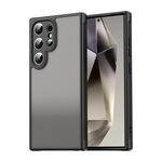 Per Samsung Galaxy S24 Ultra 5G Fan Dun Series TPU Hybrid PC Custodia per telefono glassata (nero)