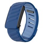 Per cinturino sportivo in silicone WHOOP 4.0 (blu scuro + azzurro)