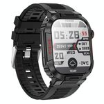 BOROFONE BD9 Smart Sports Watch, schermo da 2,01 pollici, supporto chiamate BT (nero)