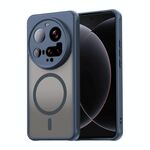 Per Xiaomi 15 Ultra Fan Dun Series TPU Hybrid PC Frosted Magsafe Custodia per telefono (blu)