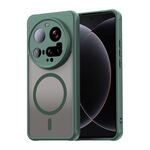 Per Xiaomi 15 Ultra Fan Dun Series TPU Hybrid PC Frosted Magsafe Custodia per telefono (verde)