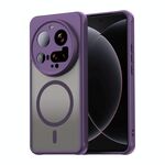 Per Xiaomi 15 Ultra Fan Dun Series TPU Hybrid PC Frosted Magsafe Custodia per telefono (viola)