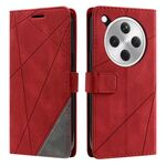 Per OPPO Find X8 Pro 5G Custodia in pelle con cuciture Skin Feel (rosso)