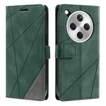 Per OPPO Find X8 Pro 5G Custodia in pelle con cuciture Skin Feel (verde)