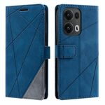 Per OPPO Reno13 Pro 5G Custodia in pelle con cuciture Skin Feel (blu)