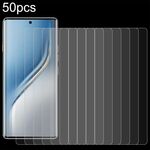 Per Tecno Camon 40 Pro 50 pz 0.26mm 9H 2.5D Pellicola in vetro temperato
