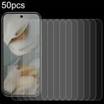Per Google Pixel 10 Pro XL 50 pezzi 0,26 mm 9H 2,5D Pellicola in vetro temperato