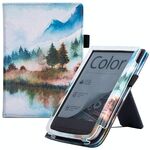 Per Pocketbook PB616 Custodia per poggiapolsi in pelle con pittura per tablet intelligente (pittura di paesaggio)