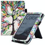 Per Pocketbook PB616 Custodia per poggiamano in pelle verniciata per tablet intelligente (Lucky Tree)