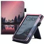 Per Pocketbook PB616 Supporto per poggiamano Custodia per tablet intelligente in pelle verniciata (notte)