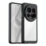 Per Xiaomi 15 Ultra Colorful Series Custodia per telefono in TPU ibrida acrilica (nera)