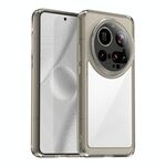 Per Xiaomi 15 Ultra Colorful Series Custodia per telefono in TPU ibrida acrilica (grigio trasparente)