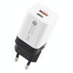 KO-72 38W QC3.0 USB e USB-C / Type-C PD Caricabatterie rapido, spina UE (bianco)