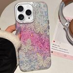 Per iPhone 11 Pro Custodia per telefono IMD con farfalle e cielo stellato sfumato (rosa)