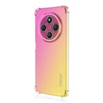 Per Redmi 14C ENKAY Hat-Prince Gradient Airbag TPU Custodia per telefono (oro rosa)