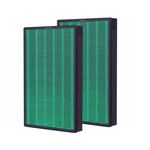 Per Xiaomi Air Purifier Max 2 pezzi Filtro HEPA Elemento filtrante di purificazione al carbone attivo (verde)