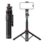 Lenovo Thinkplus H1V Premium Lega di Alluminio Bluetooth Selfie Stick, 1,3 m (Nero)