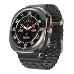 X7 1.51 pollici IPS Screen Bluetooth Smart Watch supporta il monitoraggio della salute (nero)