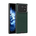 Per Xiaomi Mix Fold 4 ABEEL Ruyi Pattern 6D Micro Relief MagSafe Custodia in pelle per telefono (verde)