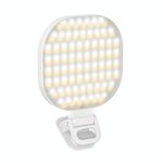 Smartphone Fill Light Selfie Live Streaming Computer Laptop Fotografia Luce LED Videoconferenza Lampada di riempimento (Bianco)