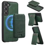 Custodia per telefono Magsafe con custodia RFID staccabile per Samsung Galaxy S25+ 5G LC.IMEEKE serie L3 (verde)