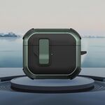 Per AirPods 3 Starship Custodia per auricolari wireless con interruttore magnetico (nero verde)