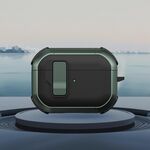 Per AirPods Pro 2 Starship Custodia per auricolari wireless con interruttore magnetico (nero verde)