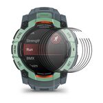 Per Garmin Instinct 3 AMOLED / Solar 50 mm, 5 pezzi, pellicola protettiva per schermo ENKAY 3D a copertura totale, morbida per PC con bordo in PMMA HD