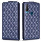 Per vivo Y11 / Y15 / Y12 / Y17 Diamond Lattice Custodia in pelle con vibrazione verticale (blu)