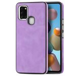 Custodia per telefono antiurto in TPU galvanico per Samsung Galaxy A21s (viola)