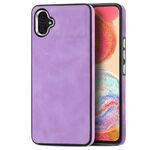 Per Samsung Galaxy A04e Custodia per telefono antiurto in TPU galvanico effetto pelle (viola)