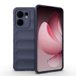 Custodia in TPU + flanella per OPPO Reno13 F 5G Global Magic Shield (blu scuro)
