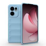 Custodia in TPU + flanella per OPPO Reno13 F 5G Global Magic Shield (blu chiaro)