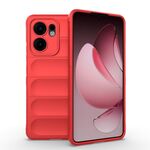 Custodia in TPU + flanella per OPPO Reno13 F 5G Global Magic Shield (rosso)