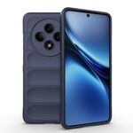 Custodia in TPU + flanella per OPPO Reno12 F 5G Global Magic Shield (blu scuro)