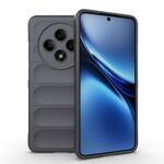 Custodia in TPU + flanella per OPPO Reno12 F 5G Global Magic Shield (grigio scuro)