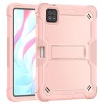 Per Xiaomi Pad 7 / 7 Pro Custodia antiurto in silicone ibrido per PC tablet con supporto (oro rosa)