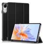 Custodia in pelle a 3 pieghe Custer Pure Color per tablet Honor Pad V9 11.5 (nera)