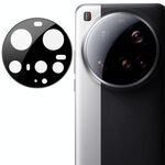 Per Xiaomi 15 Ultra imak Pellicola in vetro per obiettivo fotocamera posteriore Versione nera