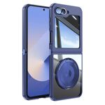 Per Samsung Galaxy Z Flip6 360 Holder MagSafe Custodia per telefono in TPU acrilico ibrido (blu)