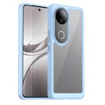 Custodia per telefono in TPU ibrida acrilica serie Colorful per vivo V50 (blu)