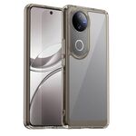 Custodia per telefono in TPU ibrida acrilica serie Colorful per vivo V50 (grigio trasparente)
