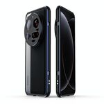 Per Xiaomi 15 Ultra Aurora Series Lens Protector + Custodia per telefono con cornice in metallo (nero blu)