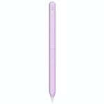Per Apple Pencil 2 / Pro LC182 Custodia protettiva anti-rotolamento in silicone per penna stilo (viola)