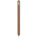Per Apple Pencil 2 / Pro LC182 Custodia protettiva in silicone anti-rotolamento per penna stilo (marrone)