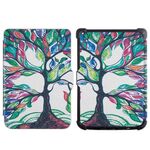 Per Pocketbook B606 628 633 632 627 616 Custodia per tablet intelligente in pelle TPU con verniciatura (Lucky Tree)