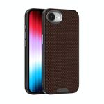 Per iPhone 16e ABEL Ruyi Pattern 6D Micro Relief MagSafe Custodia in pelle per telefono (marrone)
