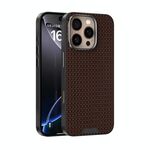 Per iPhone 16 Pro ABEL Ruyi Pattern 6D Micro Relief MagSafe Custodia in pelle per telefono (marrone)
