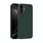 Per iPhone 16 Plus ABEL Ruyi Pattern 6D Micro Relief MagSafe Custodia in pelle per telefono (verde)
